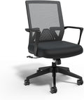 STAPLES Cartwright Ergonomic Office Desk Chair, Adjustable with Breathable Mesh & Lumbar Support, Perfect for Home & Office, Black