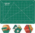 WISYOK 6" x 8" A5 Craft Mat, Small Rotary Cutting Mat for Sewing, Fabric, Ideal for DIY Crafts