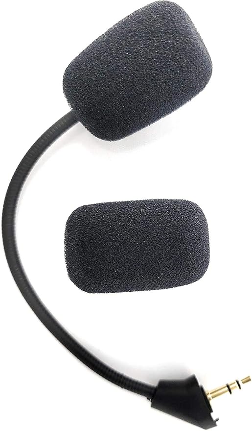 TNE Replacement Cloud Alpha Game Mic 3.5mm Microphone Boom only for Kingston HyperX Cloud Alpha/Cloud Alpha S Pro PS4 Xbox One Nintendo Switch Computer PC Gaming Headsets