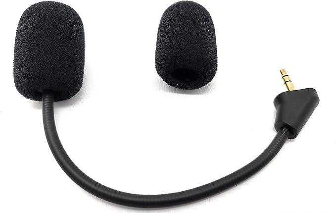 TNE Replacement Cloud Alpha Game Mic 3.5mm Microphone Boom only for Kingston HyperX Cloud Alpha/Cloud Alpha S Pro PS4 Xbox One Nintendo Switch Computer PC Gaming Headsets