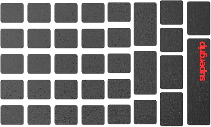 Pulsar Gaming Gears SUPERGRIP Pre-Cut Keyboard Griptape Pre-Laminated Sweat Absorbing High Performance Universal Anti Slip Mouse Keycap Grip Tape Ultra-Thin 0.5mm (0.02in)