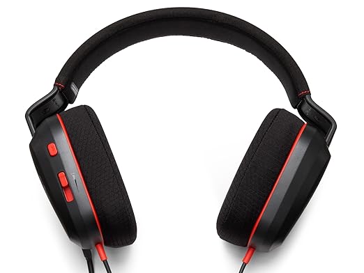 PowerA Wired Stereo Headset for Nintendo Switch 2 - Black, Officially Licensed, 50 mm Crivers, Detachable Boom Mic, On-Ear Controls, 3.5mm Jack, Compatible with Switch OLED, Switch, Switch Lite