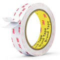 3M Double Sided Tape Heavy Duty 1in X 9.85ft, Heavy Duty Removable Mounting Tape for Wall, White Sticky Foam Tape, Picture Hanging Strips & Poster Hanger, Waterproof Adhesive Strips, Carpet Tape