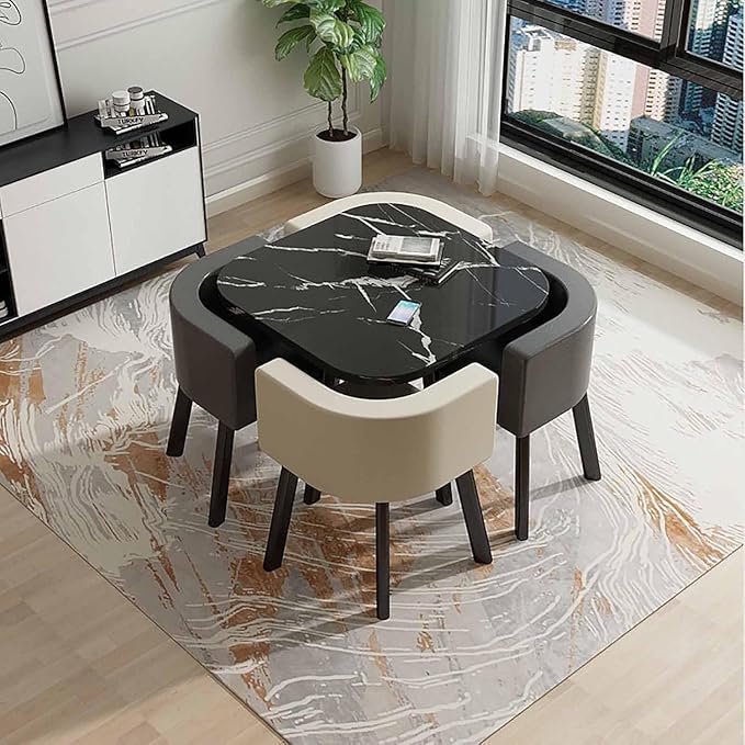 Computer Desk, Vanity Desk, Bedside Tables,Family Dining Room Furniture Set, 1 Table, Kitchen Bar Balcony Bedroom Library Billiards Hall Office 8