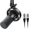 MAONO Dynamic Microphone and XLR Cable, USB Podcast Recording Mic for Vocal Recording, Content Creation, Home Studio, Voiceover, with 192kHz/24bit, Noise Reduction, Mic Gain, Mute(PD300X+XLR180)