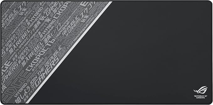 ASUS ROG Gladius III Wireless AimPoint Gaming Mouse, Connectivity (2.4GHz RF & ROG Sheath Black Mouse Pad | Extra-Large Gaming Surface Mouse Pad | Pixel Precise Tracking | Anti-Fray
