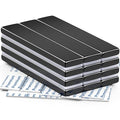 FINDMAG 12 Pack Neodymium Bar Magnets, Powerful Permanent Rare Earth Magnet Bars with Double-Sided Adhesive - 60 x 10 x 3 mm
