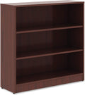 Lorell Mahogany Laminate Bookcase, 36" x 36" x 12"