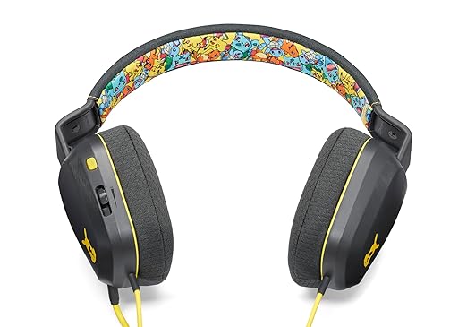 PowerA Wired Stereo Headset for Nintendo Switch and Switch 2 - Pokémon: Kanto Friends, 3.5 mm, Wired, Stereo, Officially Licensed