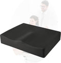Extra Large Seat Cushion: Office Chair Cushion, Memory Foam Seat Cushion for Tailbone, Sciatica, Lower Back Pain Relief Butt Pillow for Car, Office Chair, Wheelchair