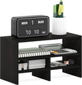 Furinno Hermite Desk Top Organizing Shelf Bookcase, Espresso