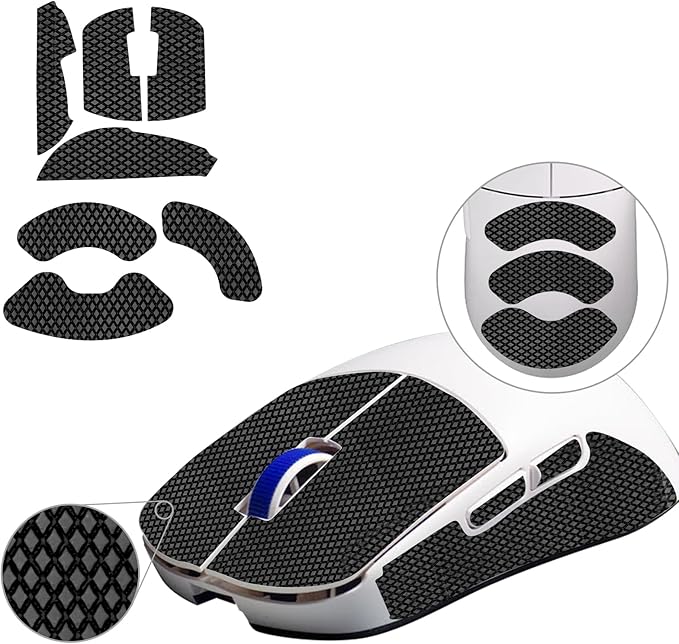 TALONGAMES Mouse Anti Slip Grip Tape Compatible with Ninjutso Sora V2 Gaming Mouse,Palm Sweat Absorption,Thin 0.5mm,Cut to Fit,Easy to Apply,Mouse Skin