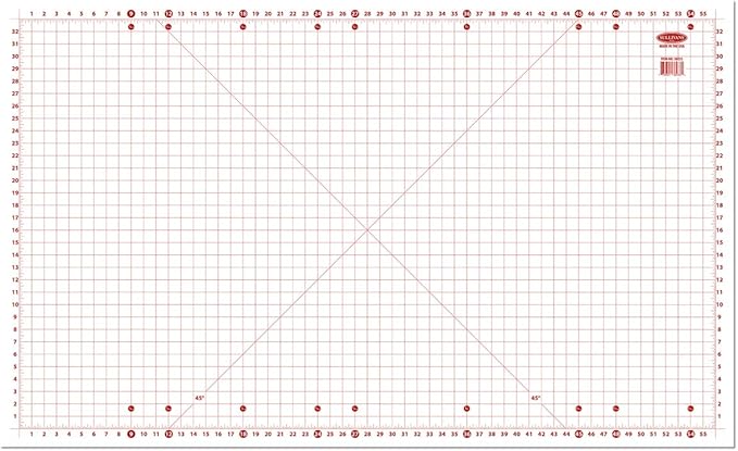 Sullivans USA Cutting Mat with grid (38233), 59 inch by 36 inch, for Sullivans Home Hobby Table