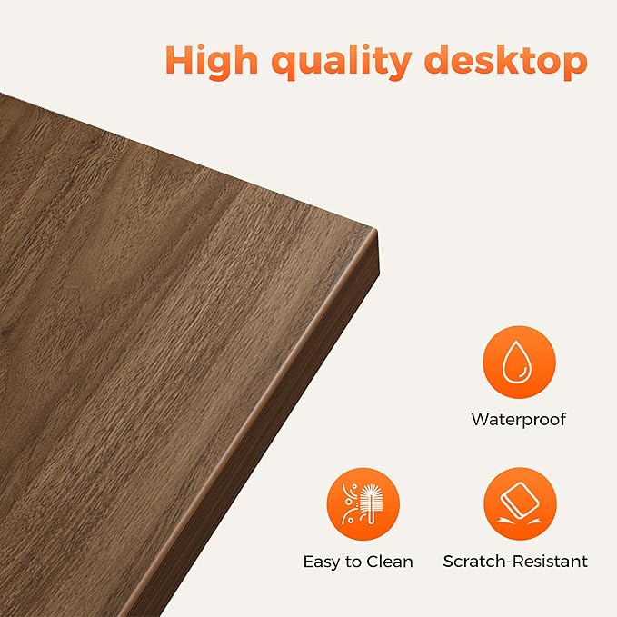 Mericonia 32 inch Computer Desk, Gaming Desk for Small Spaces, Modern Simple Style Table for Home Office, Study Student Writing Table