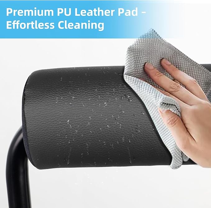 Adjustable Foot Rest Under Desk Footrest Leg Rest, 6 Height Positions Ergonomic with Relief Platform for Standing Desk