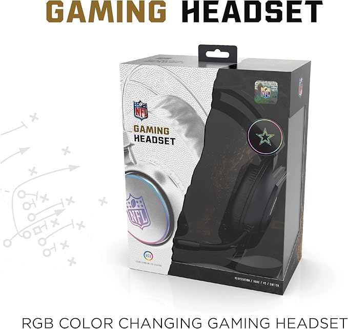SOAR NFL Wired Gaming Headset, Team Color