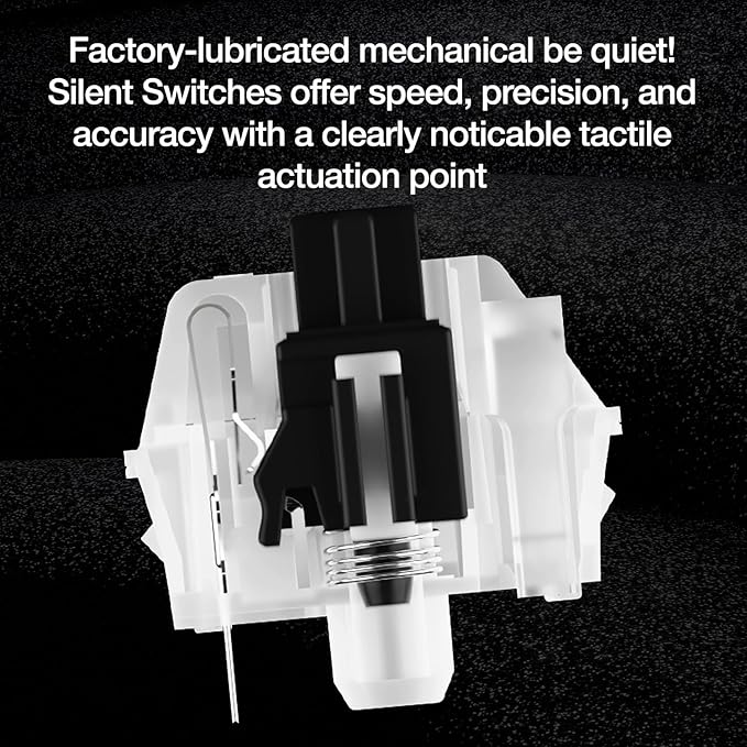 be quiet! Dark Mount Mechanical Keyboard | Tactile | Hot-Swappable Lubricated Silent Switches | Detachable Numpad and Media Dock | Programmable ARGB Keys | Quality PBT Double Shot Keycaps | BT002US