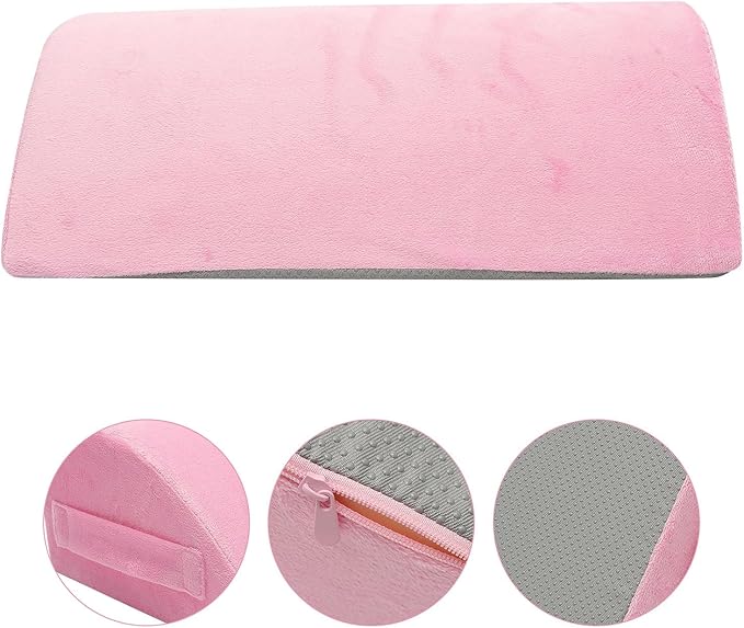 Operitacx Memory Foot Rest Pillow for Home Office Ergonomic Under Desk Cushion Non- Base Comfortable Footrest for Improved Circulation and Relief from Leg Cramps
