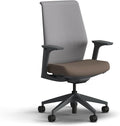 HON Cipher Mesh Office Chair, Standard Cylinder, Height Adjustable Arms, Office Chair with Lumbar Support, Titanium Mesh, Charcoal Frame, Bark