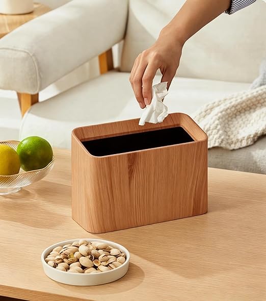 Mini Trash Can for Desk(0.5Gal/2L),Tiny Countertop Trash Can (with 90 Bags),Small Office Desktop Garbage Cans,Tabletop Waste Basket with Open Top,Mini Trash Bin for Bedroom,Vanity,Car
