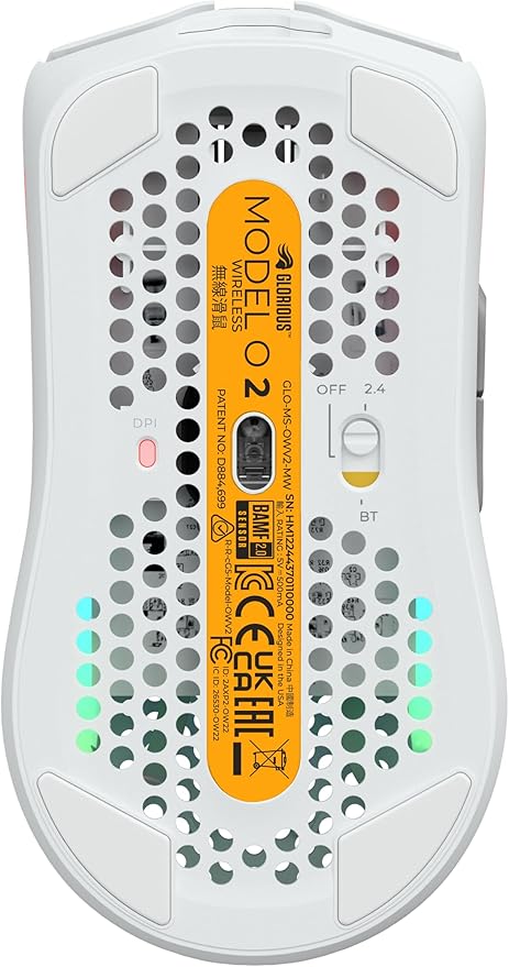 Glorious Model O Wireless V2- Matte White (Renewed)