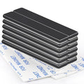TRYMAG Strong Neodymium Black Magnets Bar, 12 Pack Powerful Rare Earth Magnets with Double-Sided Adhesive, Waterproof Black Magnetic Magnet Strips Heavy Duty for Kitchen, DIY, Office - 60 x 10 x 3 mm