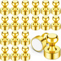 20 Pcs Fridge Magnets, Refrigerator Magnets, Small Strong Magnets, Whiteboard Magnets for Fridge, Magnetic Push Pins for Locker, Kitchen Decor and Accessories, Office, Classroom Organization