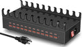 300W Charging Station for Multiple Devices, 24 Ports USB Fast Charging Station, Charger Station Organizer Compatible with Kindle, Phone, Tablet, iPad, Charger Station for Home, Office, School