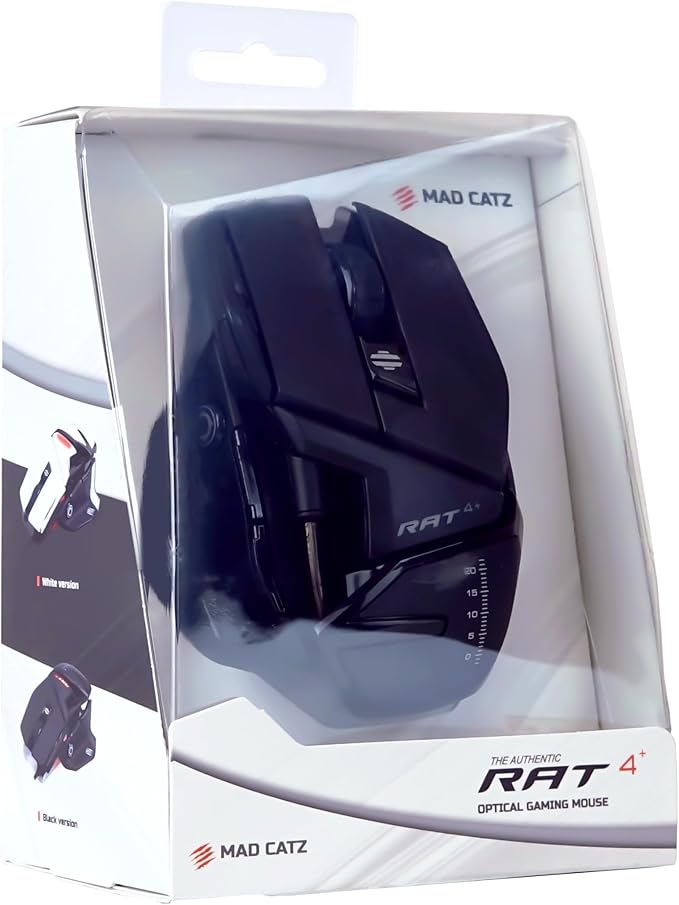 MAD CATZ Rat 4+ Gaming Mouse Black