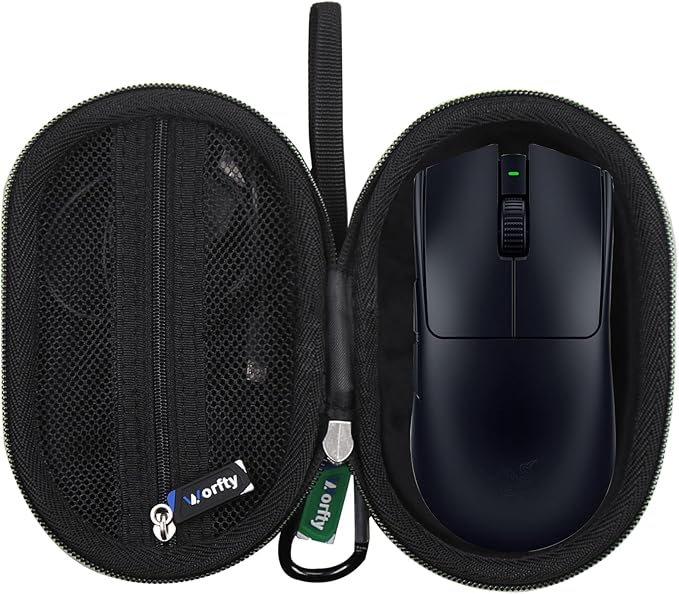 Mouse Case for Razer Viper V3 Pro/ V3 HyperSpeed/ V2 Pro for DeathAdder V4 Pro/ V3Pro/ V3/ Essential/Corsair Scimitar - Hard Protective Travel Carrying Storage Case (Black)