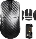 ATTACK SHARK R11 Ultra 8K Carbon Fiber Wireless Gaming Mouse,PAW3950 MAX Sensor,49g Ultra-Lightweight,Nordic 52840 MCU Chip,42000 DPI,Tape,Wired/BT/2.4GHz Wirelss Programmable Mouse for PC/Mac(Wave)
