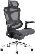 SIHOO Doro C300 Pro Ergonomic Office Chair with Ultra-Soft 6D Armrests, Dynamic Lumbar Support, Seat Depth Adjustment, Adjustable Backrest, Big and Tall Desk Chair for Home Office (Black)