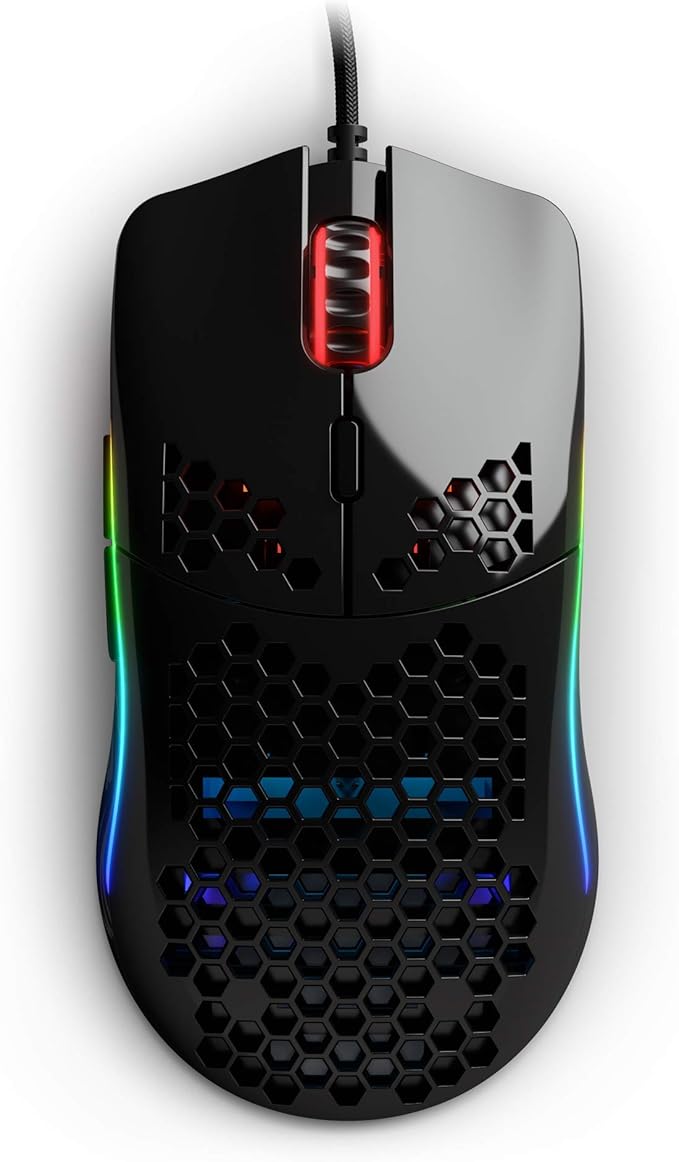 Glorious Model O- (Minus) Gaming Mouse, Glossy Black (RENEWED)