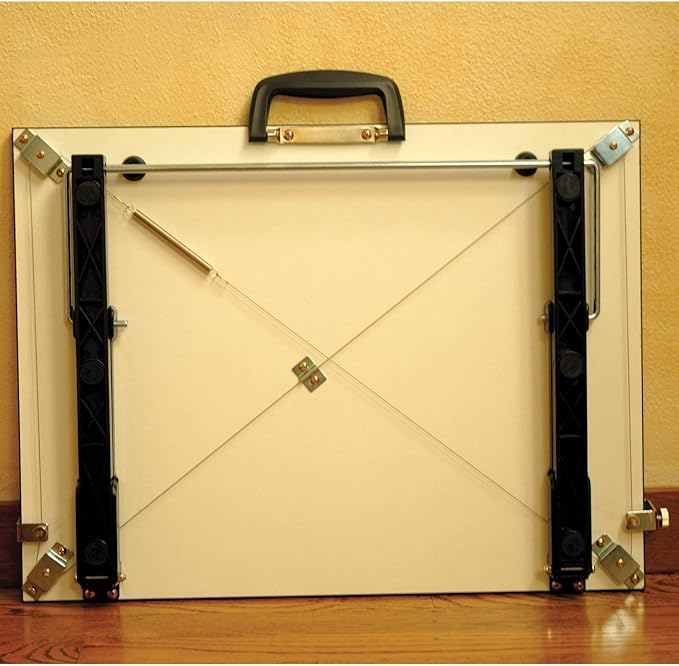 Martin Universal Design 18" x 24" Pro-Draft Deluxe Adjustable Angle Parallel Desk Top Drawing Board, White Melamine, 1 Each (U-PEB1824K)