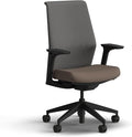 HON Cipher Mesh Office Chair, Standard Cylinder, Height Adjustable Arms, Office Chair with Lumbar Support, Black Mesh, Black Frame, Bark