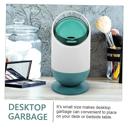 Trash Can Desktop Wastebasket for Versatile Slim Garbage Bin for Bathroom and Countertop Creative Portable Trash Container