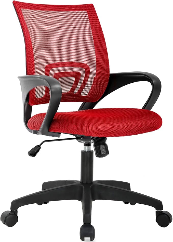 BestOffice Ergonomic Mesh Office Chair – Red