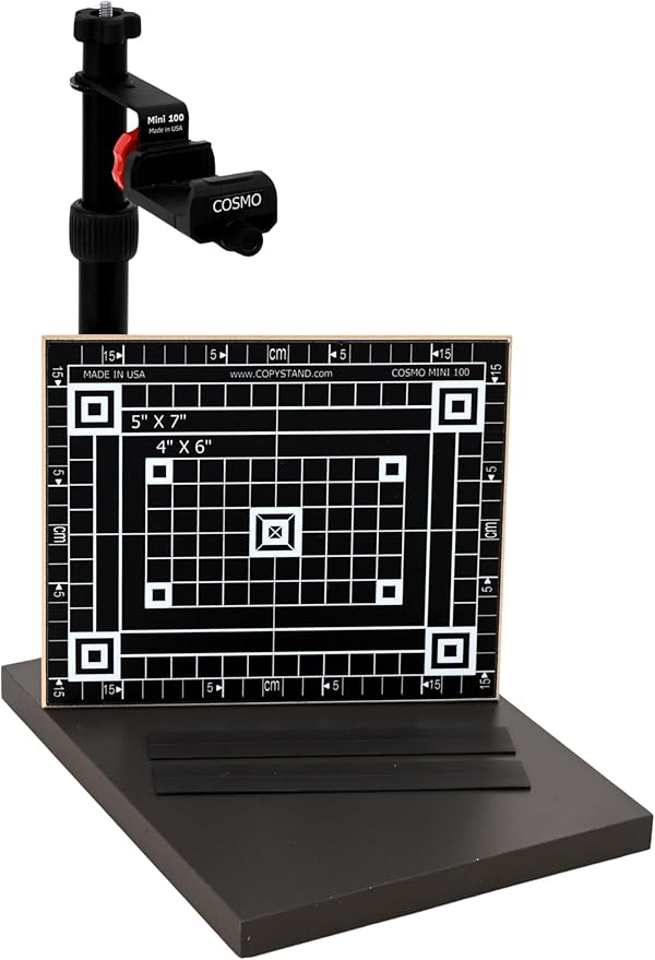 Cosmo Mini 100 Copy Stand for Digitizing Photos, Documents, Checks (for Deposit), Jewelry, and Collectibles with Your Smartphone, Made in the USA
