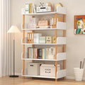 5-Tier Open Bookcase with Extra-Deep Shelves - Modern Display Bookshelf Premium Solid Wood for Living Room, Home Office & Bedroom, 11.8in Deep Storage Cabinet, Warm White (Warm White, Extra Large, 5)
