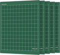 REALIKE StandardGrip Cutting Mat Compatible with Cricut Maker 3/Maker 4/Maker/Explore 3/4/Air 2/Air/One (12x12 Inch 5 Mats), Green Standard Adhesive Sticky Cutting Mats for Crafts