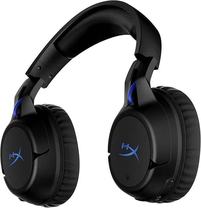 HyperX Cloud Flight – Wireless Gaming Headset for PS5 and PS4, Up to 30-hour battery, Memory foam ear cushions and premium leatherette, Noise-Cancelling Microphone with LED Mic Mute