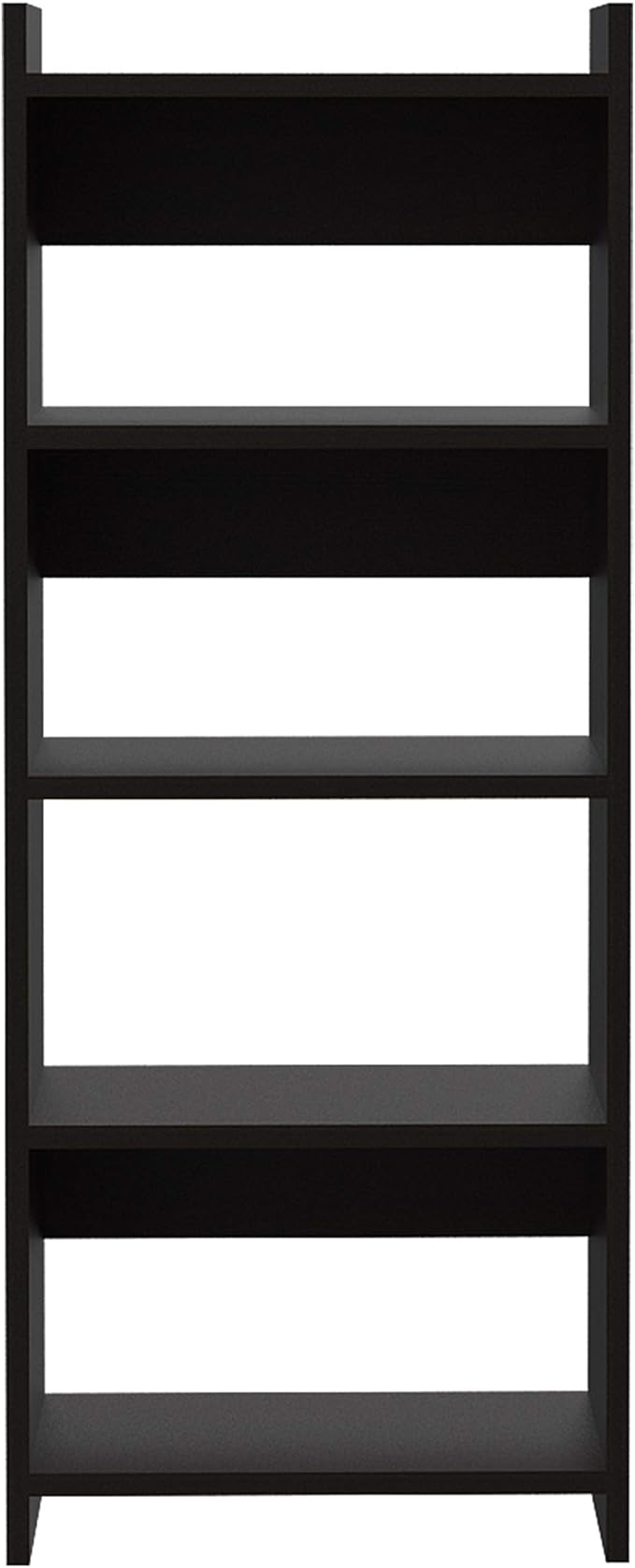 2 Pcs 7 Shelf 1 Drawer Home Office Set Black