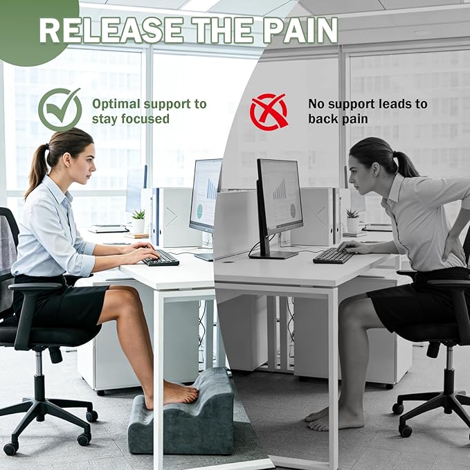 Foot Rest for Under Desk Used to Support The Feet, Multi-Functional Three-Layer Footstool with Ergonomic Design, Providing a More Comfortable Posture for Work and Home