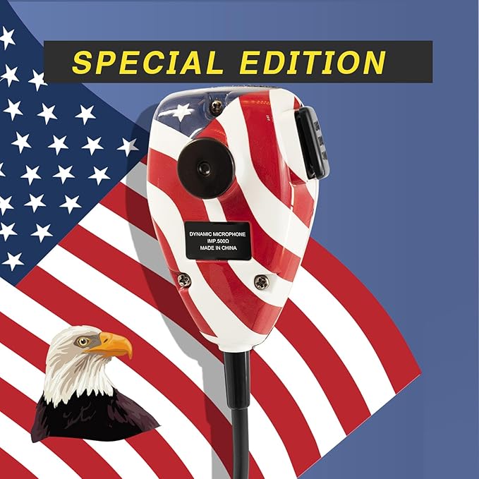 CB Microphone-4 Pin Noise Canceling CB Microphone, Amateur Radio and SSB Communications, Special USA Edition (YTM-CB66 USA)