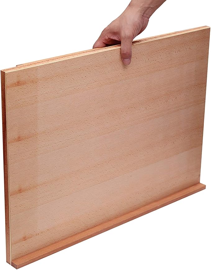 Falling in Art Large 5-Position Wood Drafting Table Easel Drawing and Sketching Board, 23 2/9 Inches by 16 1/2 Inches