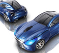 Elec Space Wireless Car-Shape Mouse With LED Headlights, 2.4G Unique for Kids, USB Receiver, 1600 DPI Cool Gaming for Laptop PC Computer - Pearl Blue