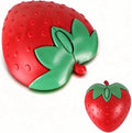 Cute Strawberry Wireless Mouse - 2.4G & Bluetooth Dual-Mode, Ergonomic Design for Laptop/PC - Perfect for Students & Gamers, Comfortable Grip & Plug-and-Play (Red)