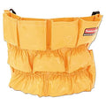 Rubbermaid Commercial Products Supply Organizing Caddy for Brute Trash Cans Yellow Tool Organizer Storage for Spray Bottles/Paper Towels/Gloves/Scrub Brush 1 Count