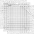 REALIKE 12X12 StandardGrip Cutting Mats for Silhouette Cameo 5/4/3/2/1(3 Pack),Gridded Adhesive Non-Slip Non-Slip Cutting Mat, Replacement Accessories Set Mats Vinyl Craft Sewing