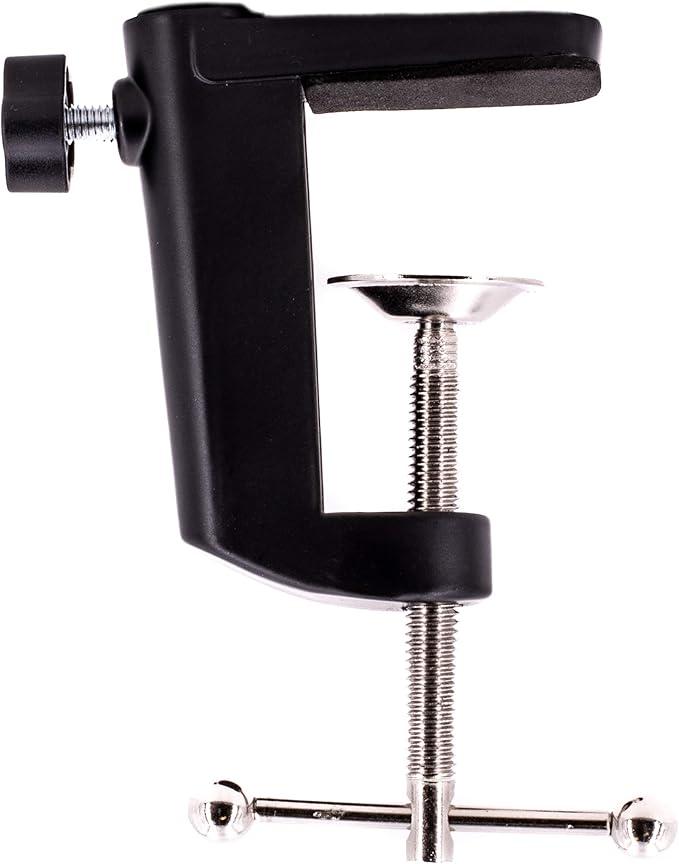CAD Audio PM4100 PodMaster Boom Arm – Counterbalanced Spring-Loaded Broadcast Boom Arm Mic Stand with C-Clamp & ⅝″ Adapter